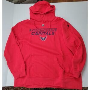 Washington Capitals Authentic Pro Fanatics Red Hoodie Size XL